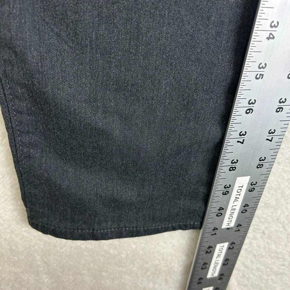 Banana‎ Republic Washwell Pants Mens 33x32 Charcoal Heat Black Office Casual